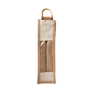 Bag Hessian 1 Wine WB306A 10x36x10cm