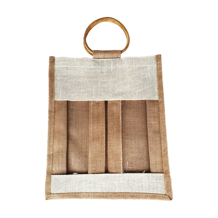 Bag Hessian 3 Wine 36cm x 30cm x 10cm