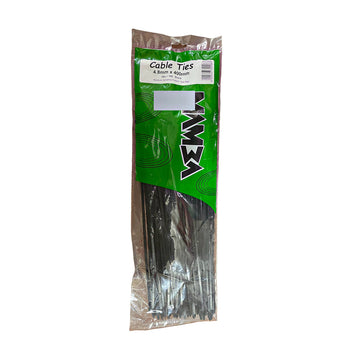 Cable Ties 400mm x 4.8mm 100 Black/White