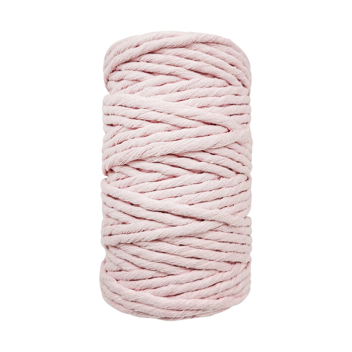 Cotton Twine 309 x 500g 4mm Blush Pink Single Twist 80m