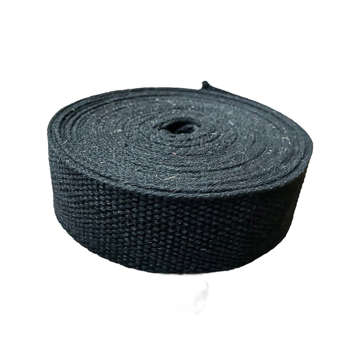 Webbing Cotton Tape 38mm Black