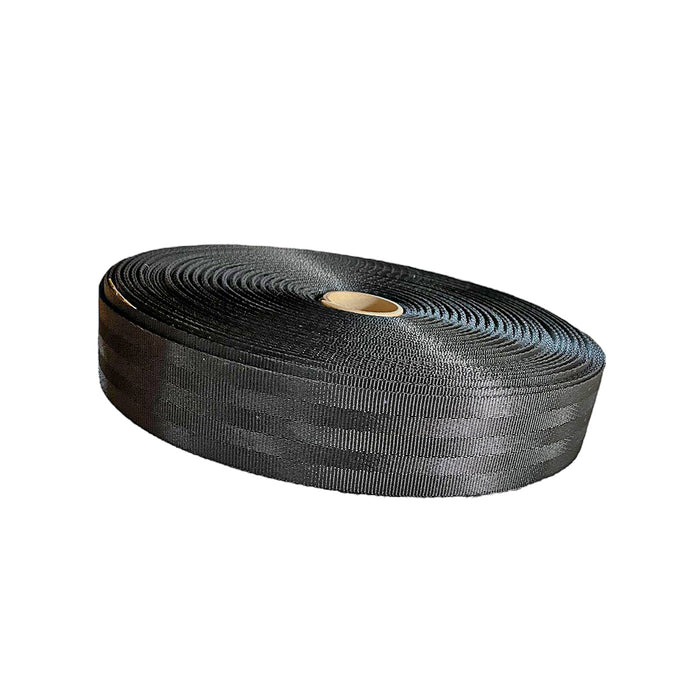 Webbing Polyester Black Seat Belt 50mm