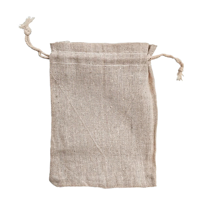 Bag Linen 11cm x 16cm Drawstring