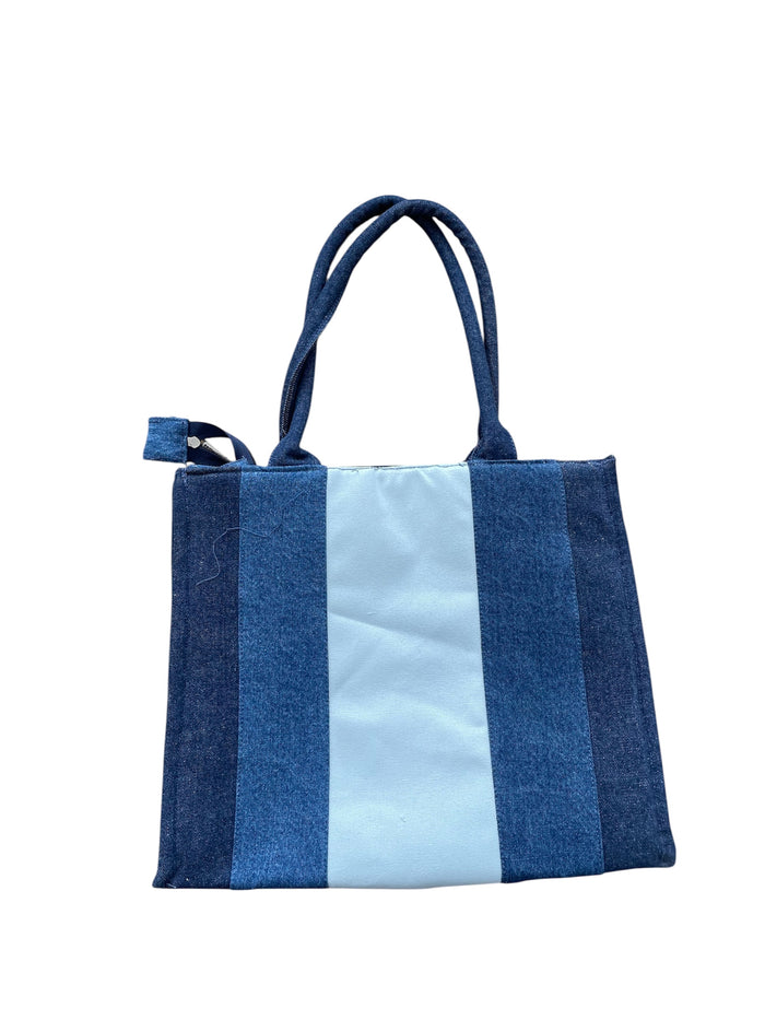 Denim Tote Bag 36cm (W) x 31cm (H)
