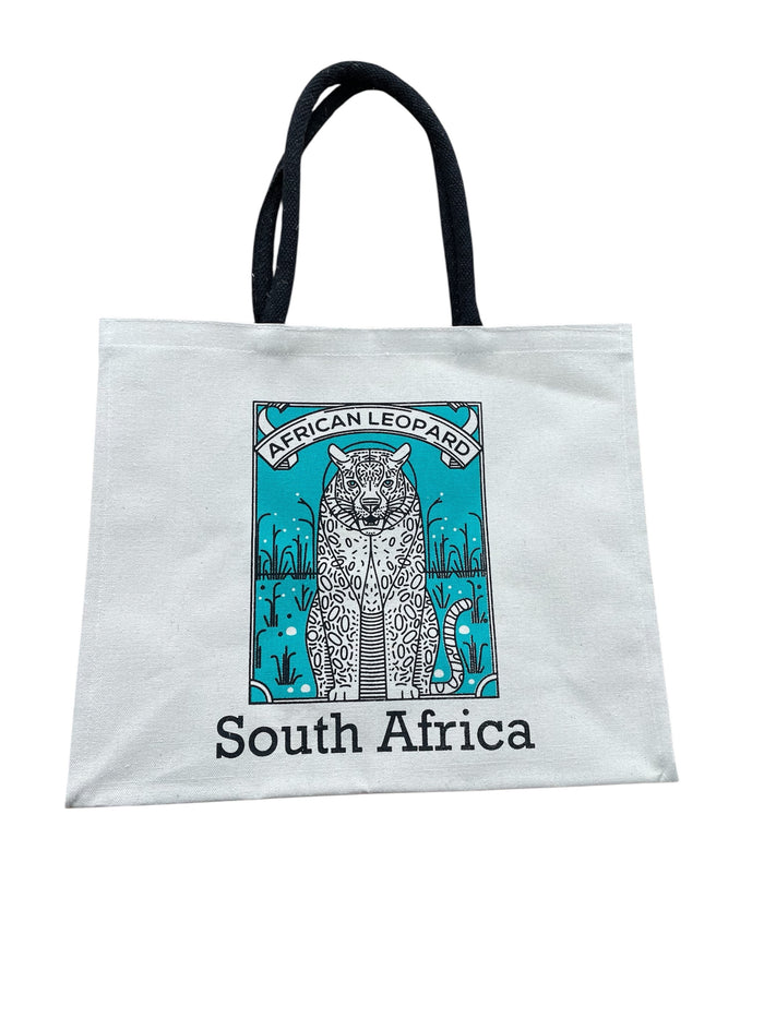 Big Five SA Bag - Leopard 41cm (W) x 33cm (H)