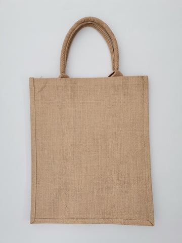 Bag Hessian Natural 34cm (W) x 41cm (H) Portrait