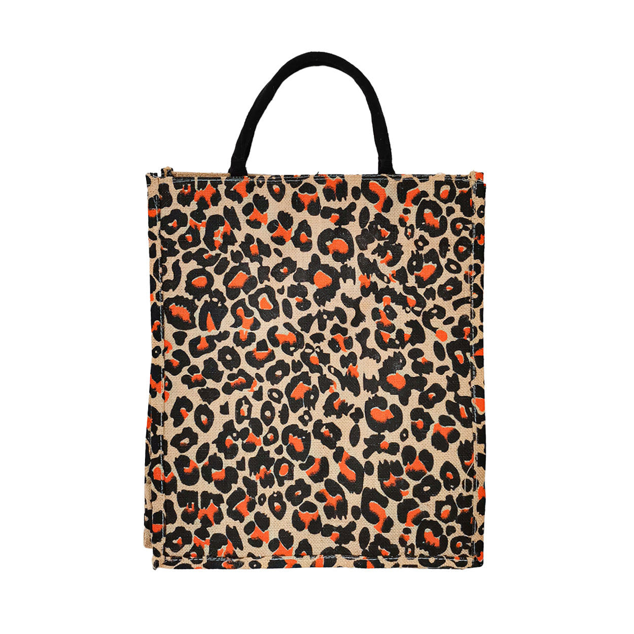 Bag Hessian 38Wx46Hx18g SI 5426 Leopard Print