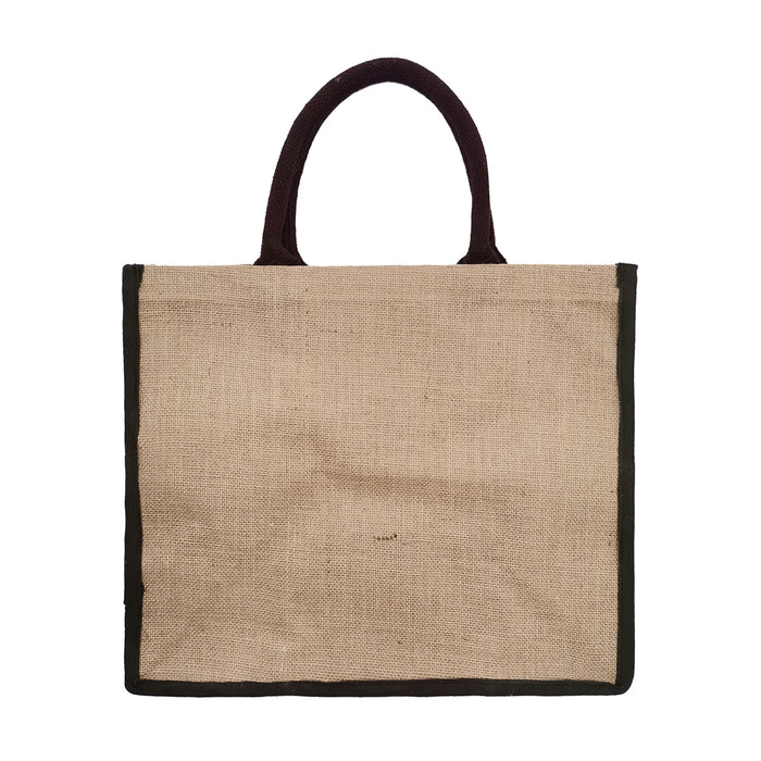 Bag Hessian Brown H/P 41cm (W) x 34cm (H)