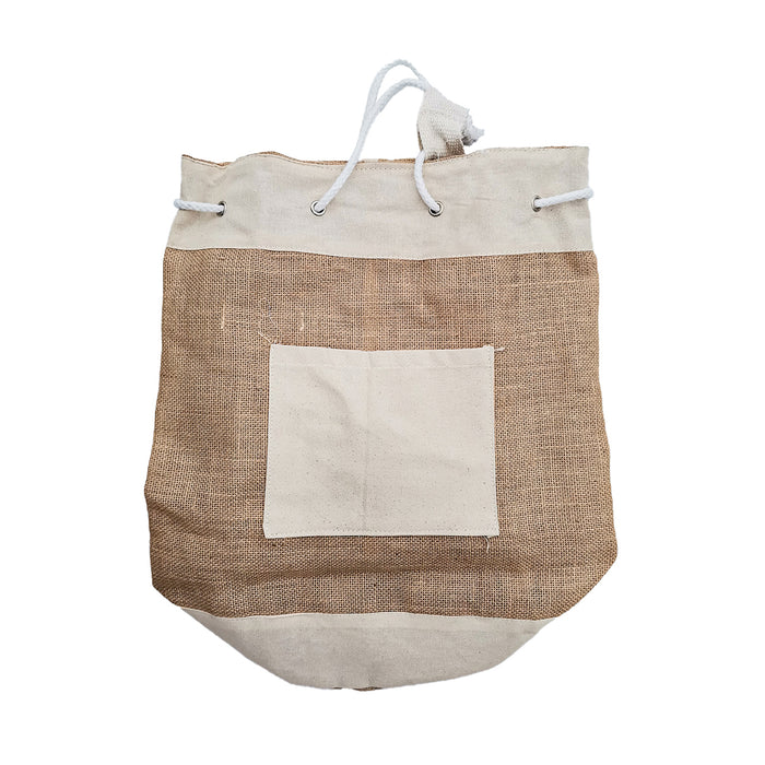 Bag Hessian Back Pack 45cm x 23cm x 23cm