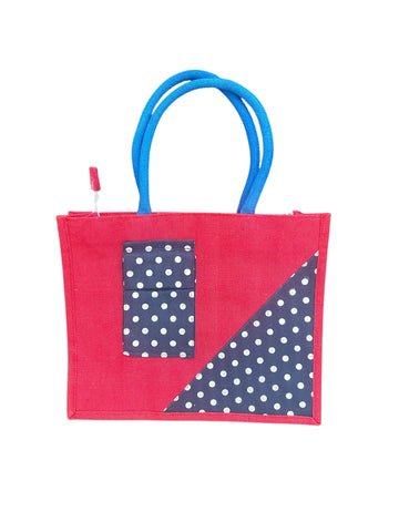 Bag Hessian 47cm (W) x 37cm (W) Print Ladies