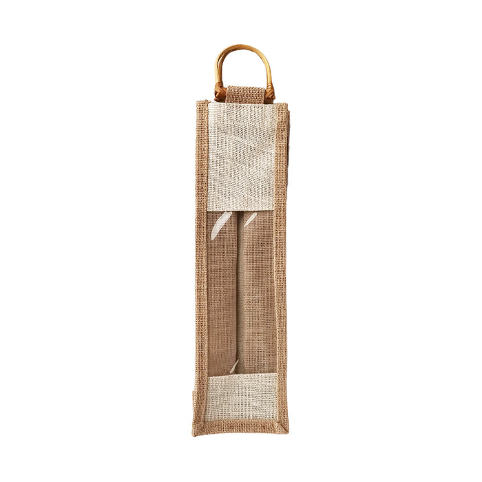 Bag Hessian 1 Wine 10cm x 36xm x 10cm