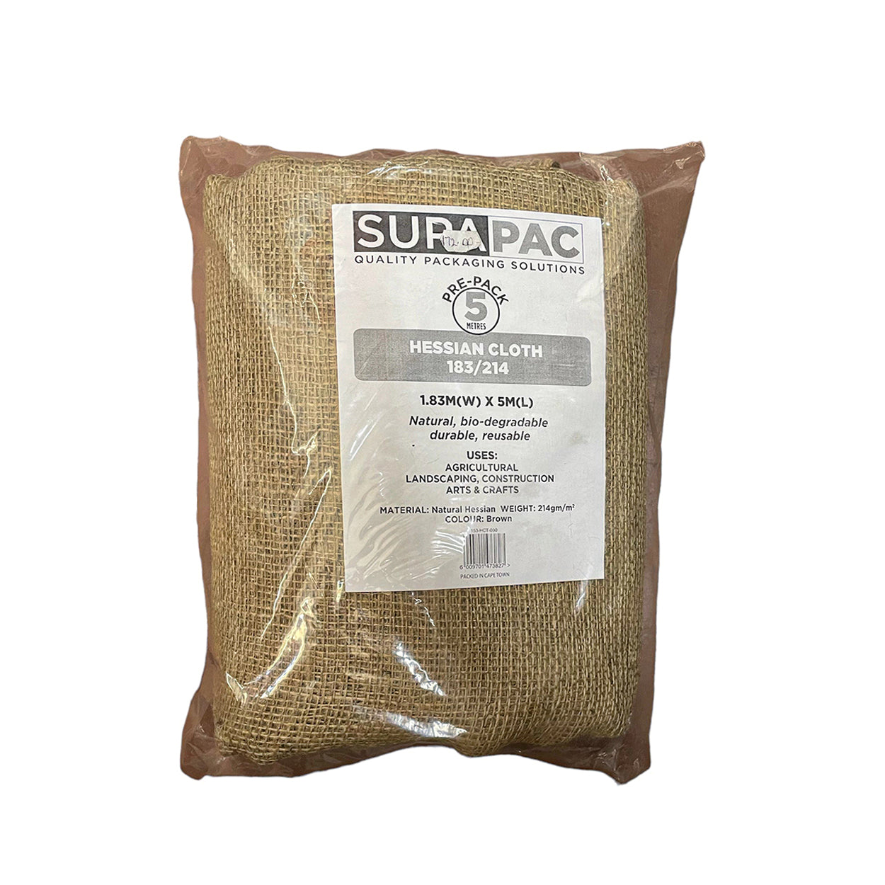 Hessian Cloth 183X214 x 5m