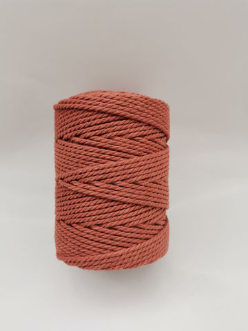 Cotton Terracotta 304 250g 2mm 3 Ply 100m
