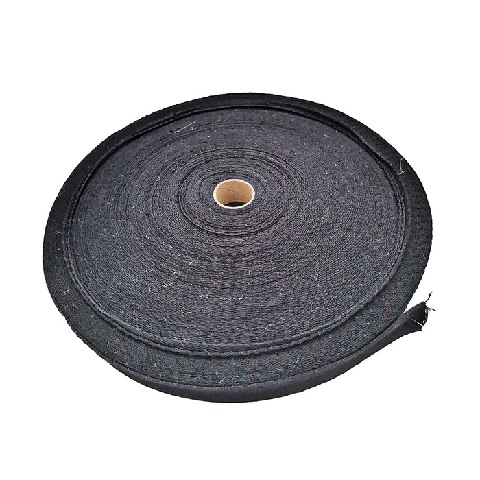 Cotton Twill Tape 25mm Black