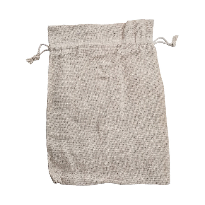 Bag Linen 19cm x 25cm Drawstring
