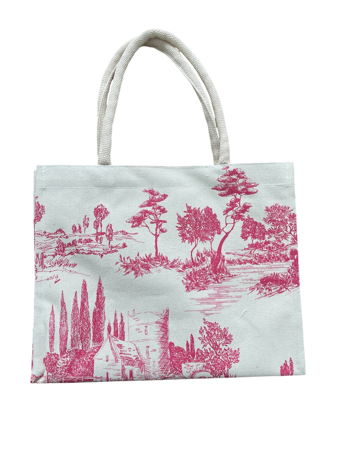 Porcelain Print Tote Bag - 37cm (W) x 30cm (H)